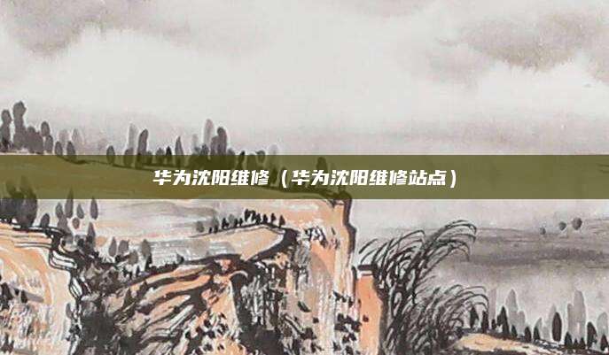 华为沈阳维修（华为沈阳维修站点）