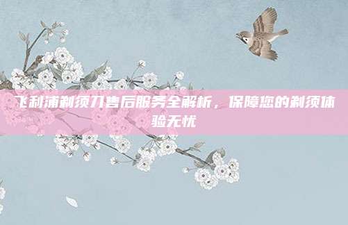 飞利浦剃须刀售后服务全解析，保障您的剃须体验无忧