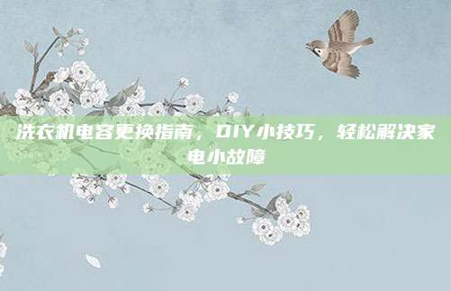 洗衣机电容更换指南,DIY小技巧,轻松解决家电小故障
