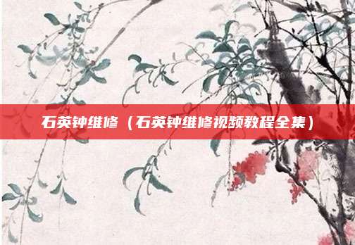 石英钟维修(石英钟维修视频教程全集)