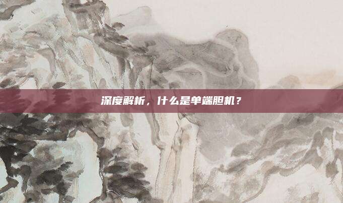 深度解析，什么是单端胆机？