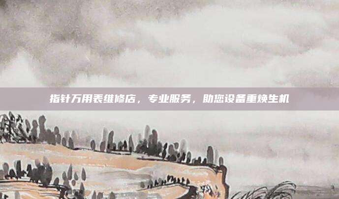 指针万用表维修店，专业服务，助您设备重焕生机