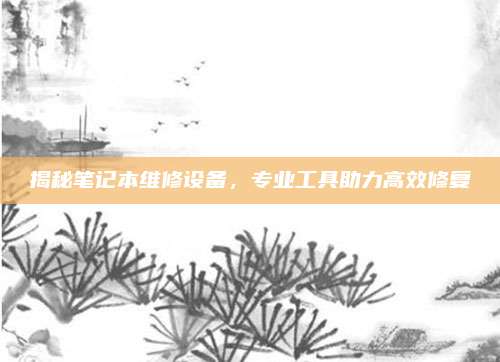 揭秘笔记本维修设备,专业工具助力高效修复