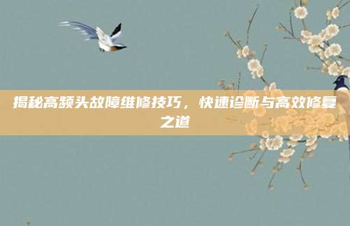 揭秘高频头故障维修技巧，快速诊断与高效修复之道