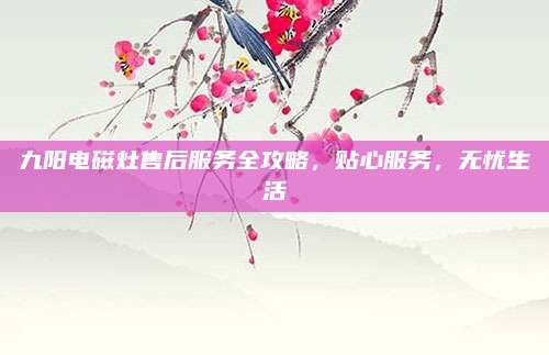 九阳电磁灶售后服务全攻略，贴心服务，无忧生活