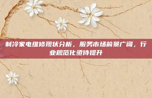 制冷家电维修现状分析，服务市场前景广阔，行业规范化亟待提升