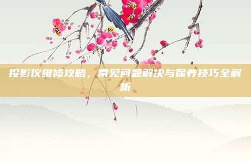 投影仪维修攻略，常见问题解决与保养技巧全解析