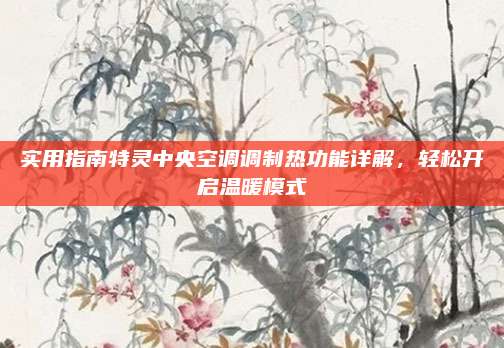 实用指南特灵中央空调调制热功能详解，轻松开启温暖模式
