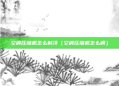 空调压缩机怎么制冷（空调压缩机怎么调）