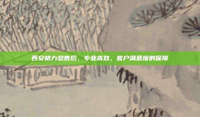 西安格力总售后，专业高效，客户满意度的保障
