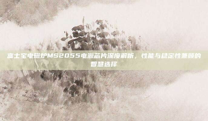 富士宝电磁炉MS2055电源芯片深度解析，性能与稳定性兼顾的智慧选择