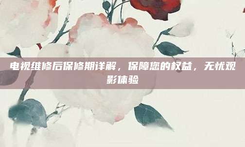 电视维修后保修期详解，保障您的权益，无忧观影体验