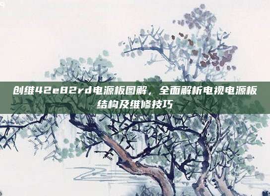 创维42e82rd电源板图解，全面解析电视电源板结构及维修技巧