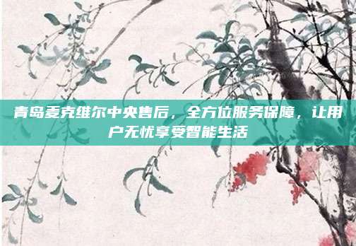 青岛麦克维尔中央售后，全方位服务保障，让用户无忧享受智能生活
