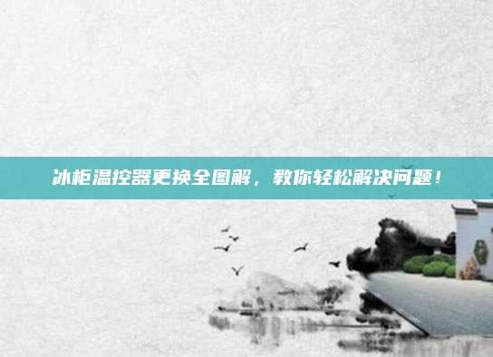 冰柜温控器更换全图解，教你轻松解决问题！