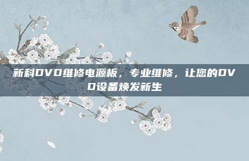 新科DVD维修电源板，专业维修，让您的DVD设备焕发新生