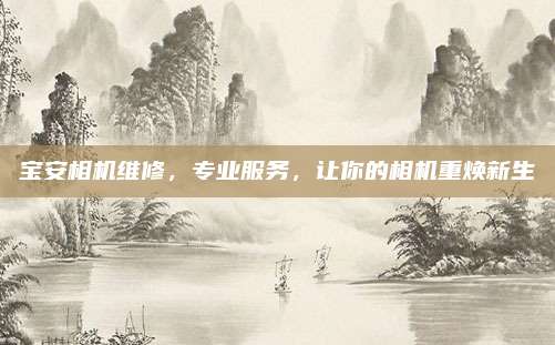 宝安相机维修，专业服务，让你的相机重焕新生