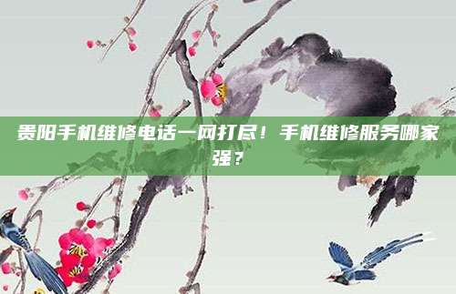 贵阳手机维修电话一网打尽！手机维修服务哪家强？