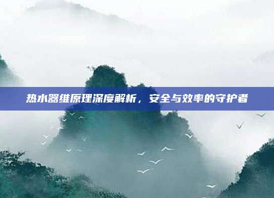 热水器维原理深度解析，安全与效率的守护者