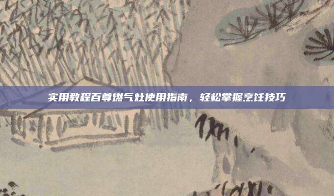 实用教程百尊燃气灶使用指南，轻松掌握烹饪技巧