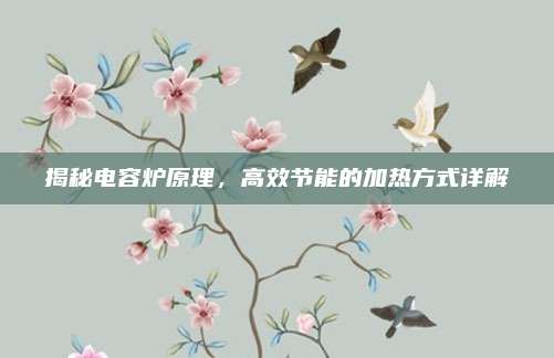 揭秘电容炉原理，高效节能的加热方式详解