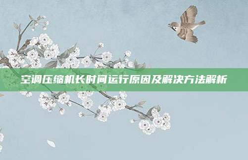 空调压缩机长时间运行原因及解决方法解析