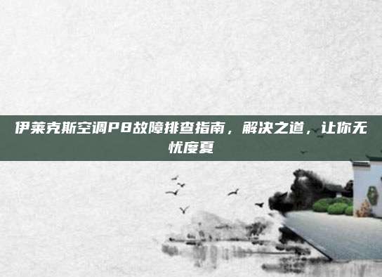 伊莱克斯空调P8故障排查指南，解决之道，让你无忧度夏