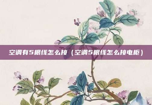 空调有5根线怎么接（空调5根线怎么接电柜）