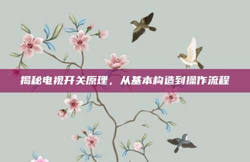 揭秘电视开关原理，从基本构造到操作流程