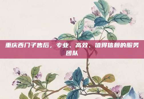 重庆西门子售后，专业、高效、值得信赖的服务团队