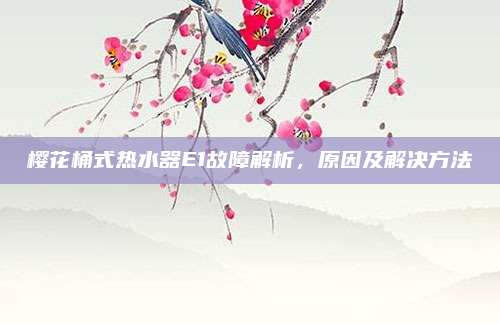 樱花桶式热水器E1故障解析，原因及解决方法