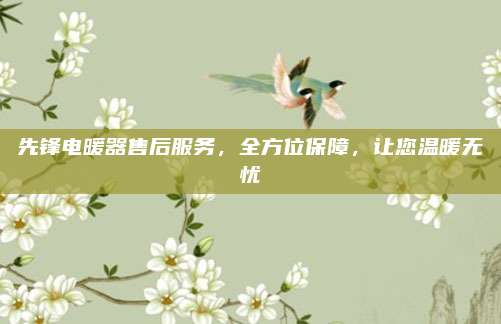 先锋电暖器售后服务，全方位保障，让您温暖无忧