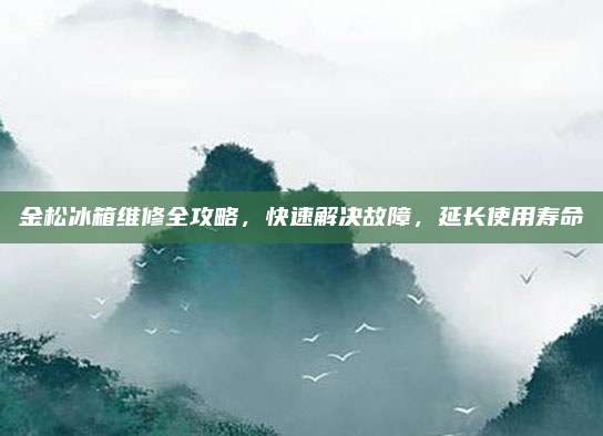 金松冰箱维修全攻略，快速解决故障，延长使用寿命