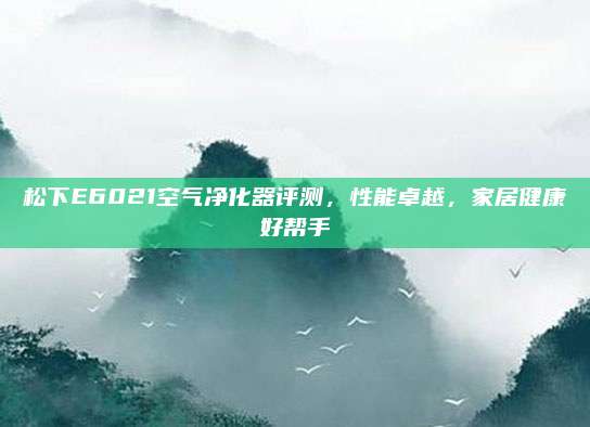 松下E6021空气净化器评测，性能卓越，家居健康好帮手