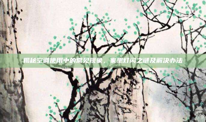揭秘空调使用中的常见现象，家里灯闪之谜及解决办法