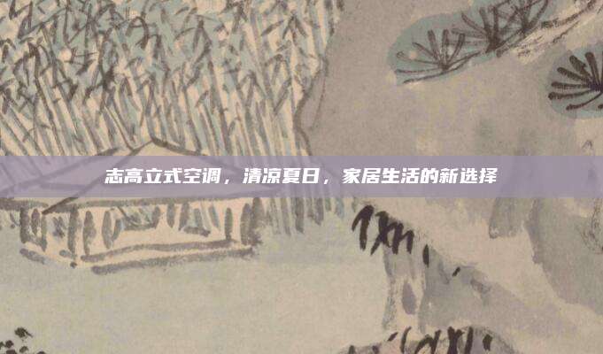 志高立式空调，清凉夏日，家居生活的新选择