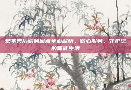 宏基售后服务网点全面解析，贴心服务，守护您的智能生活