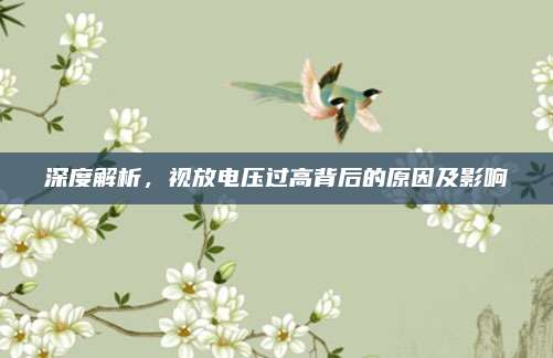 深度解析，视放电压过高背后的原因及影响