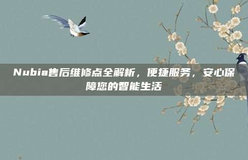 Nubia售后维修点全解析，便捷服务，安心保障您的智能生活
