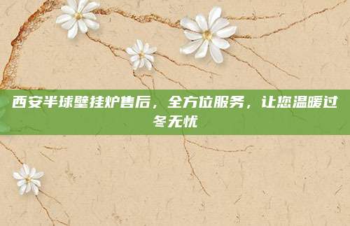 西安半球壁挂炉售后，全方位服务，让您温暖过冬无忧