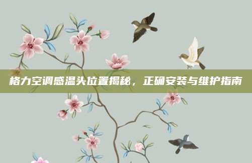 格力空调感温头位置揭秘，正确安装与维护指南