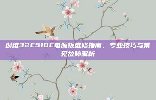 创维32E510E电源板维修指南,专业技巧与常见故障解析