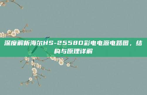深度解析海尔HS-2558D彩电电源电路图，结构与原理详解