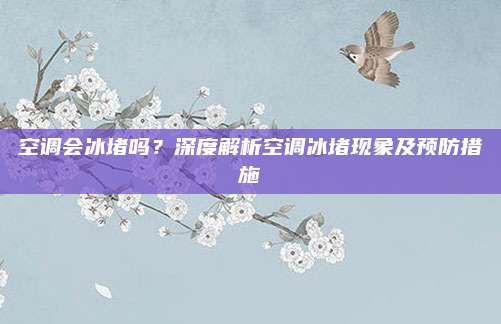 空调会冰堵吗？深度解析空调冰堵现象及预防措施