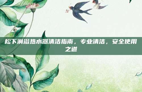 松下淋浴热水器清洁指南,专业清洁,安全使用之道