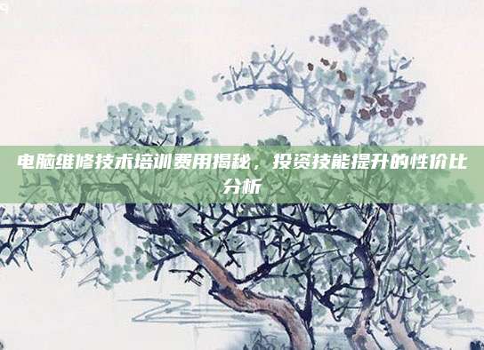 电脑维修技术培训费用揭秘，投资技能提升的性价比分析