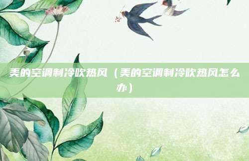美的空调制冷吹热风（美的空调制冷吹热风怎么办）
