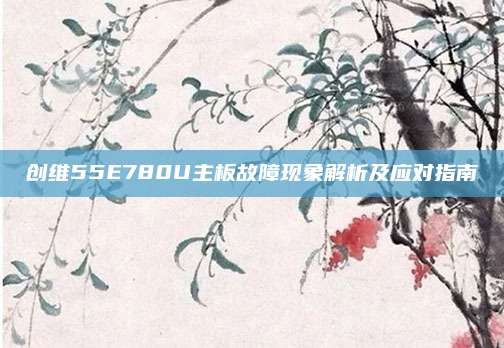 创维55E780U主板故障现象解析及应对指南