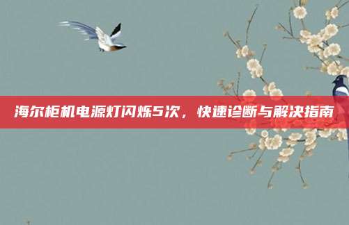海尔柜机电源灯闪烁5次，快速诊断与解决指南