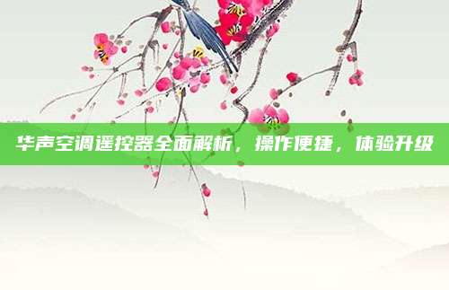 华声空调遥控器全面解析,操作便捷,体验升级